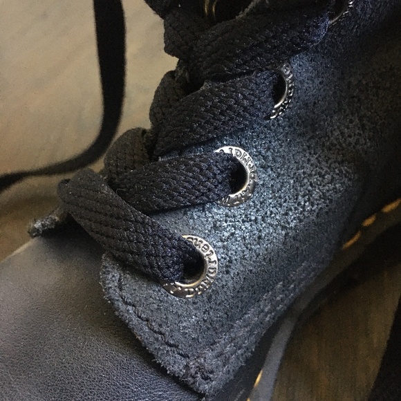 DR. MARTENS ✨ rare/customs Hazil Combat Boots - Picture 7 of 16